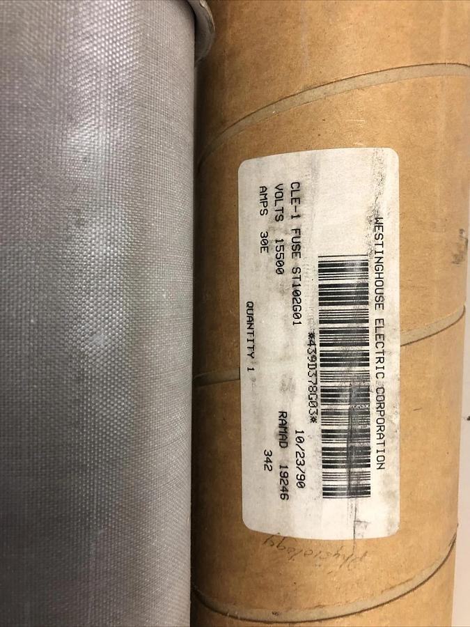 NEW WESTINGHOUSE 439D378G03 CLE-1 Fuse St102G01 15500 Volts 30E Amps ---*