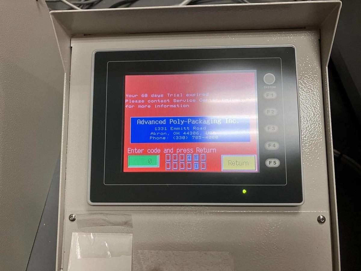 Used Advanced Poly-Packaging US-5000 Counting Scale, With Auto Tipper See Description