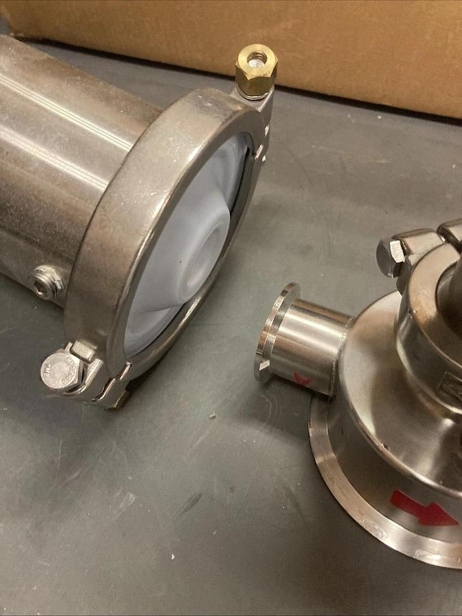 Fisher/Baumann 84000 Series 84351SAB Sanitary Control Valve 1-1/2" | USA SELLER