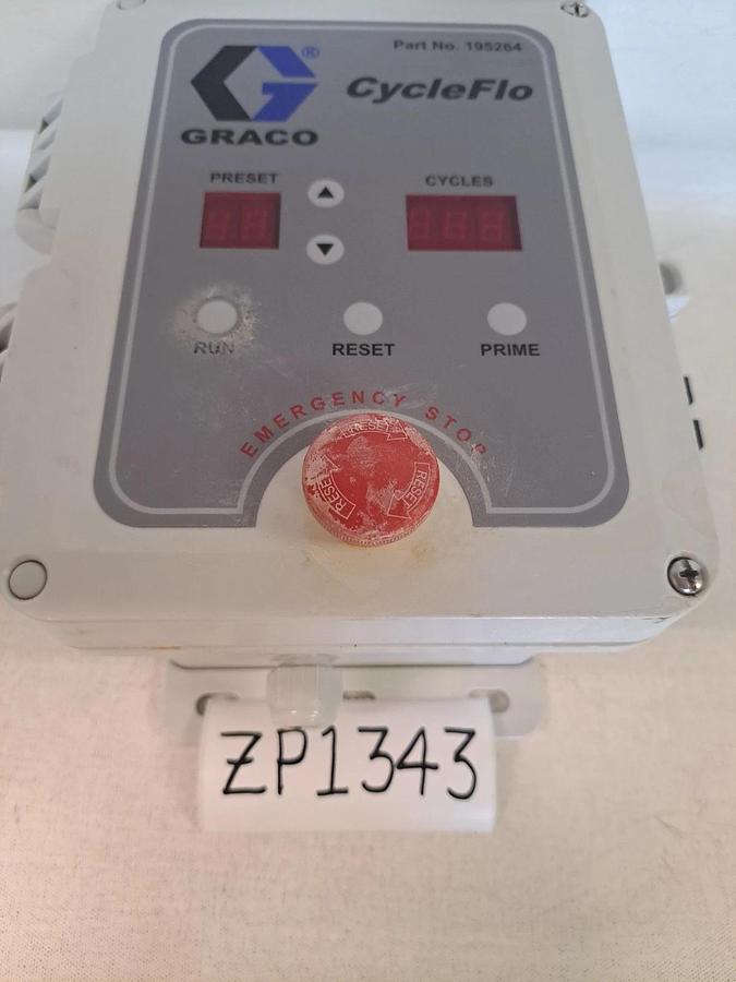 Used Graco CycleFlo Pneumatic Pump Batch Controller 195264 Series A22C 120/240V NEW