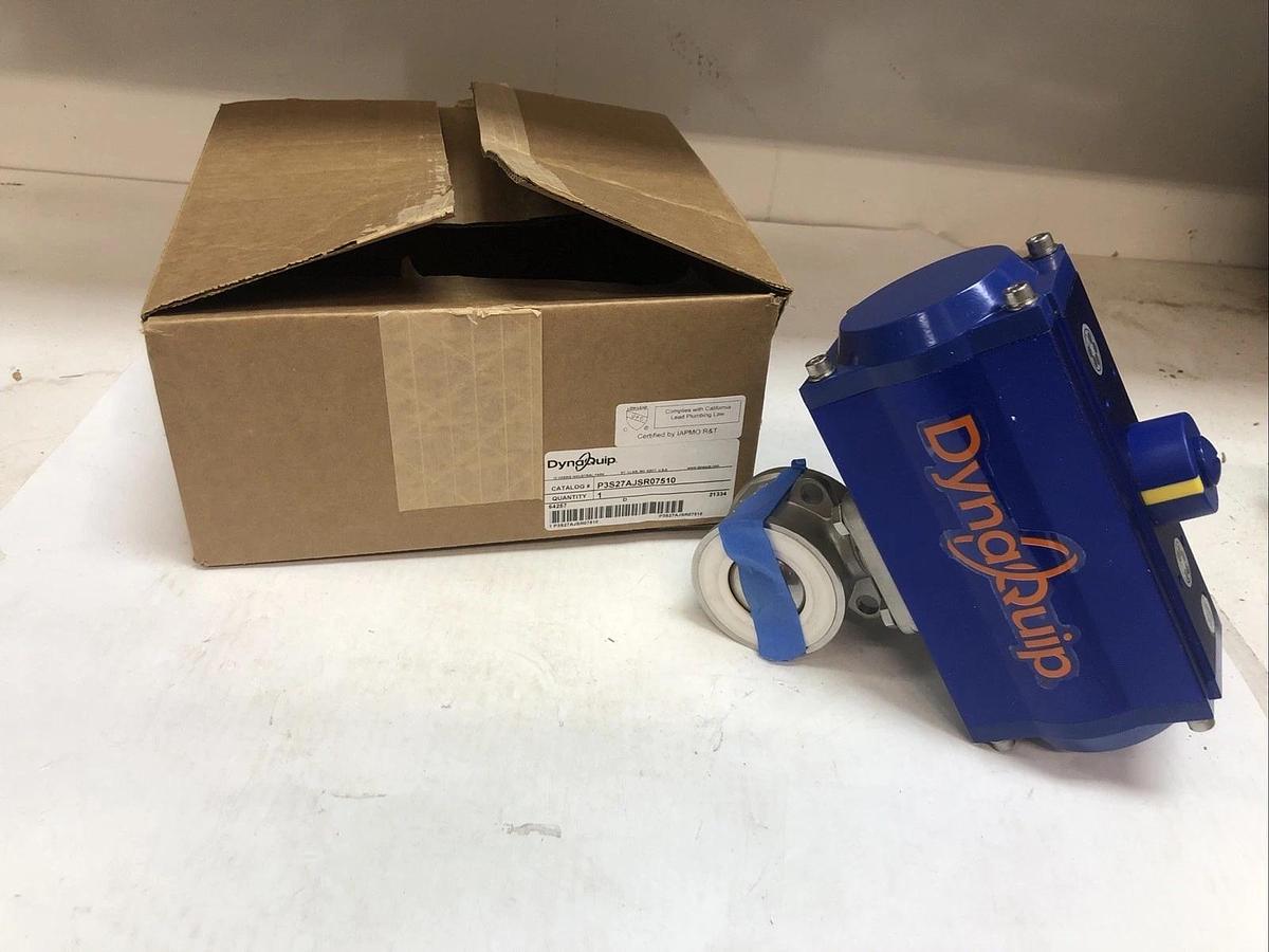 New DYNAQUIP CONTROLS P3S27AJSR07510 Pneumatically Actuated  Two-Way Ball Valve