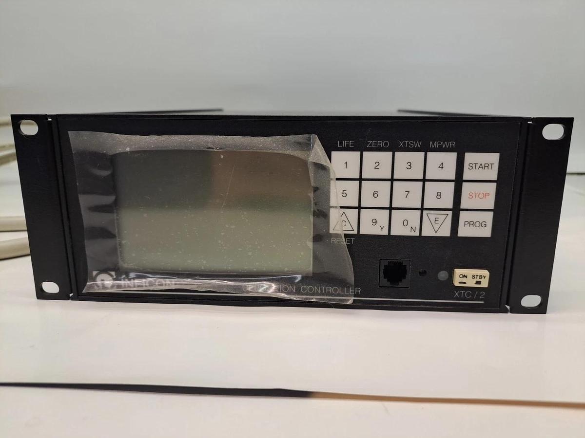 Used LEYBOLD 757-500-G2 INFICON XTC/2 DEPOSITION CONTROLLER,  USED