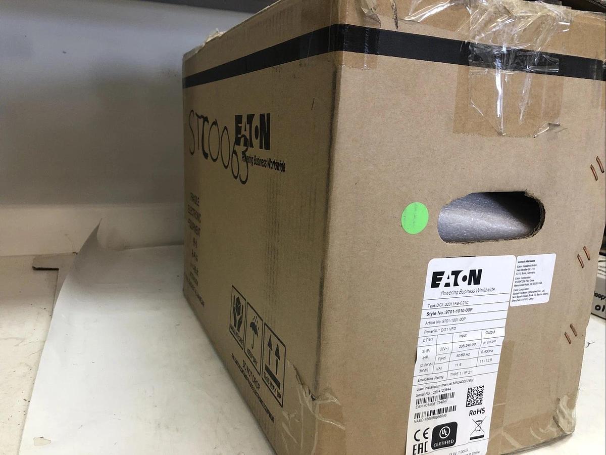 1 NEW EATON CORPORATION DG1-32011FB-C21C, Input 208-240V, Output 0~Vin, 50-60Hz