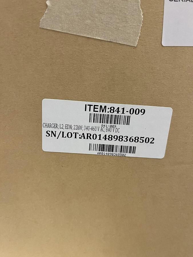 (NIB) EDN 22kW EV/HEV On-Board Charger OBC Liquid Cooled 840VDC EVO22KLR4-AA00