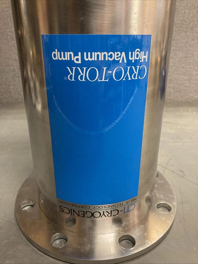 Used CTI-CRYOGENICS High Vacuum CRYO-TORR 8 CRYOPUMP 8033168R USED | U.S.A. SELLER