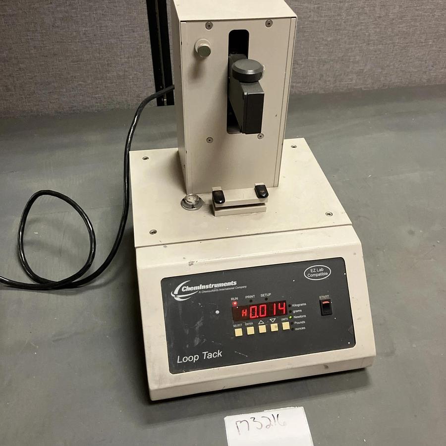 Used ChemInstruments Loop Tack Tester. Power On No Further Testing
