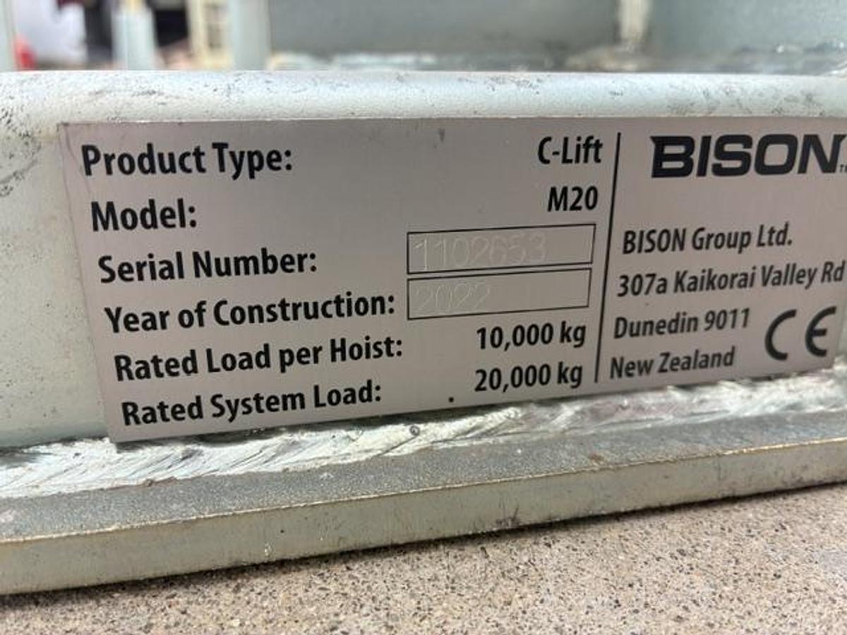 Used Bison C-Lift M20 20 ton Connex container lift system sea can shipping container lift