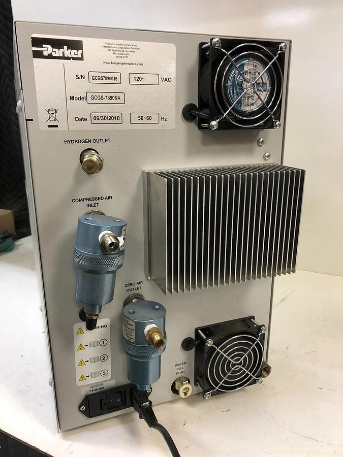 Used Parker Balston GCGS-7890NA FID Gas Station GC Gas Station Hydrogen Helium *-