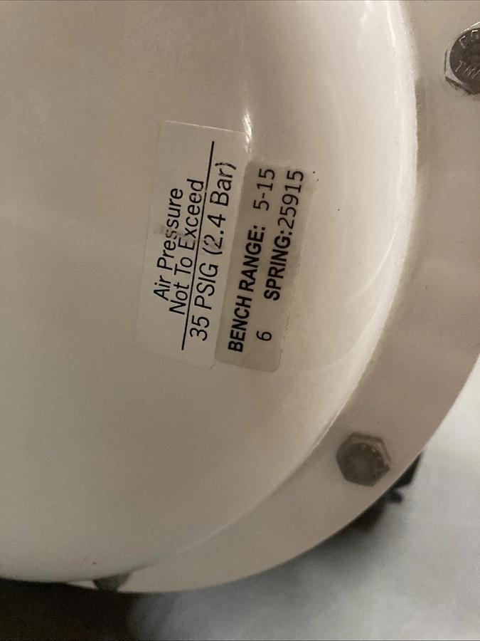 Fisher/Baumann 84000 Series 84351SAB Sanitary Control Valve 1-1/2" | USA SELLER