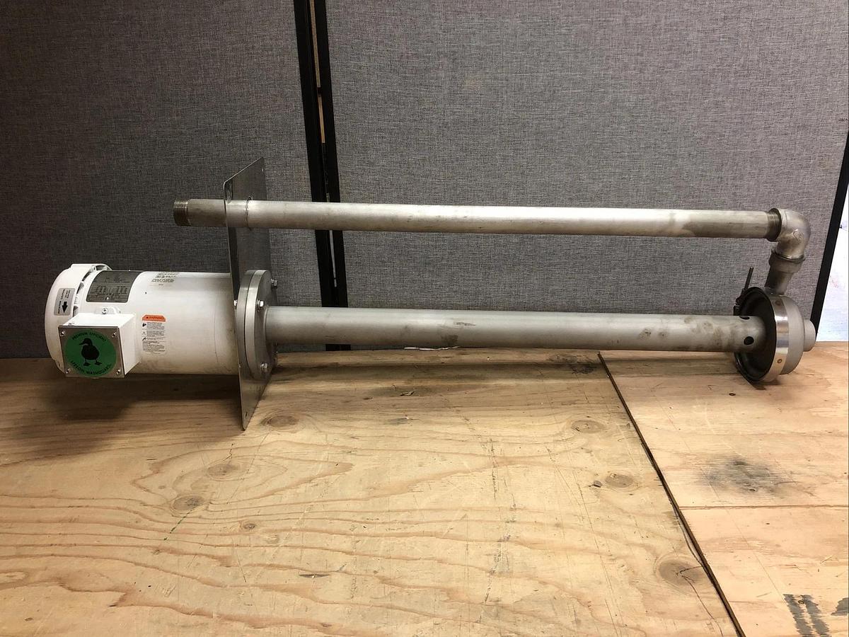 Finish Thompson av5sts3v1c4705J35 Centrifugal 3’ Sump Pump Stainless 3HP 208/460