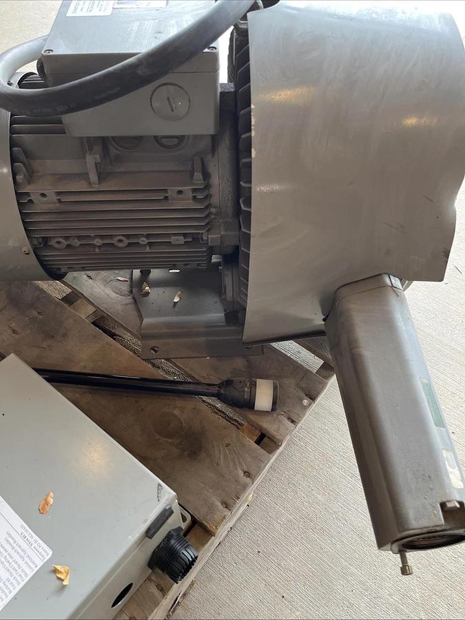 Used Good, Installed Republic HRC1102 High-Pressure Regenerative Blower | USA SELLER