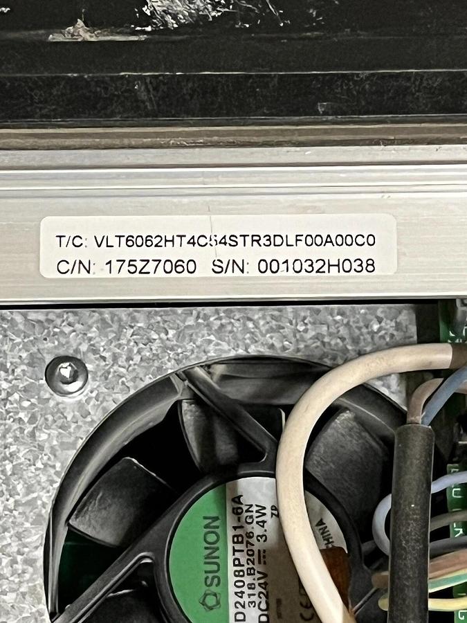 Used Danfoss VLT 6062 HVAC 175Z7060 AC Drive, 460V, 90A, 60HP, VLT6062HT
