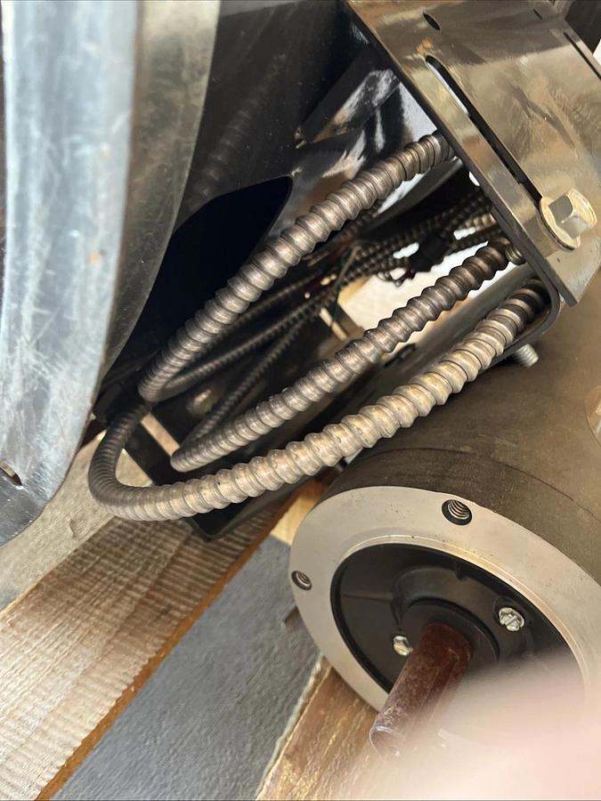 Installed, New? DAYTON 3C411 Tubeaxial Fan Clean Air 24" Blade Steel 3530 RPM