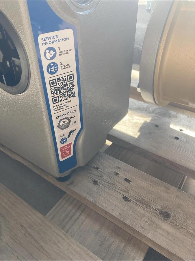 Used NEW Gardner Denver V-VCS 150 (04) Vacuum Pump w/ Baldor Motor | U.S.A. SELLER
