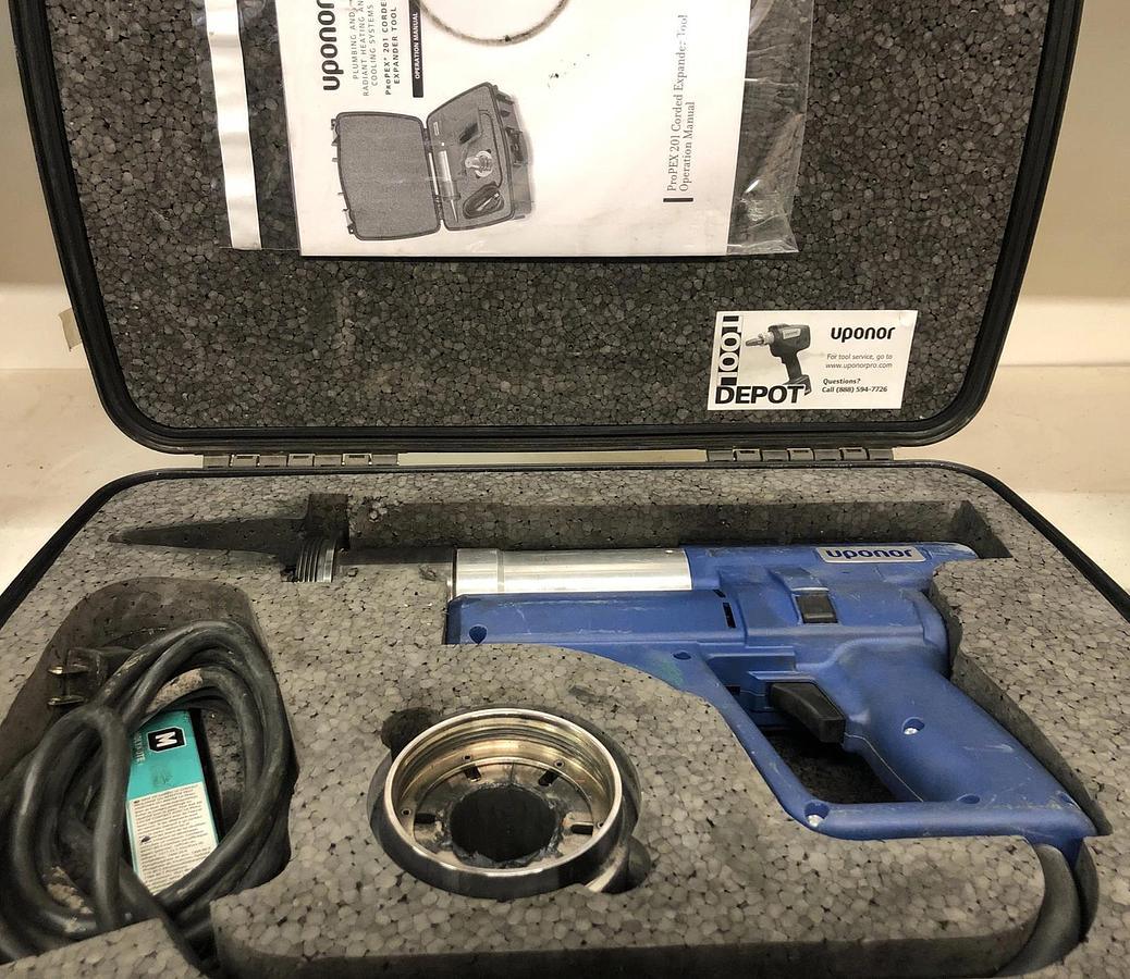 Used 1 Used Uponor ProPEX 201 Corded Expander Tool 2” Pipe Expander Pex Expander *