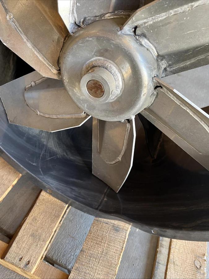 Installed, New? DAYTON 3C411 Tubeaxial Fan Clean Air 24" Blade Steel 3530 RPM