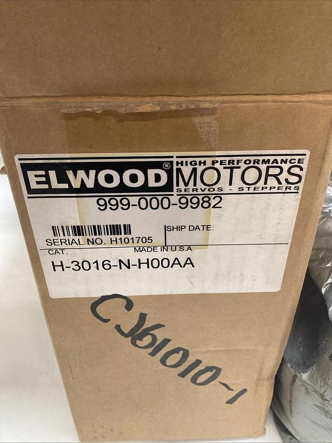 Elwood Corporation Motor 999-000-9982 USED In Original Box | U.S.A. SELLER
