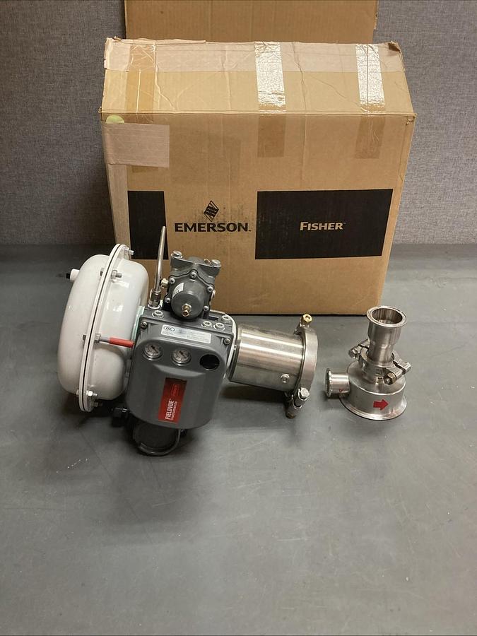 Fisher/Baumann 84000 Series 84351SAB Sanitary Control Valve 1-1/2" | USA SELLER