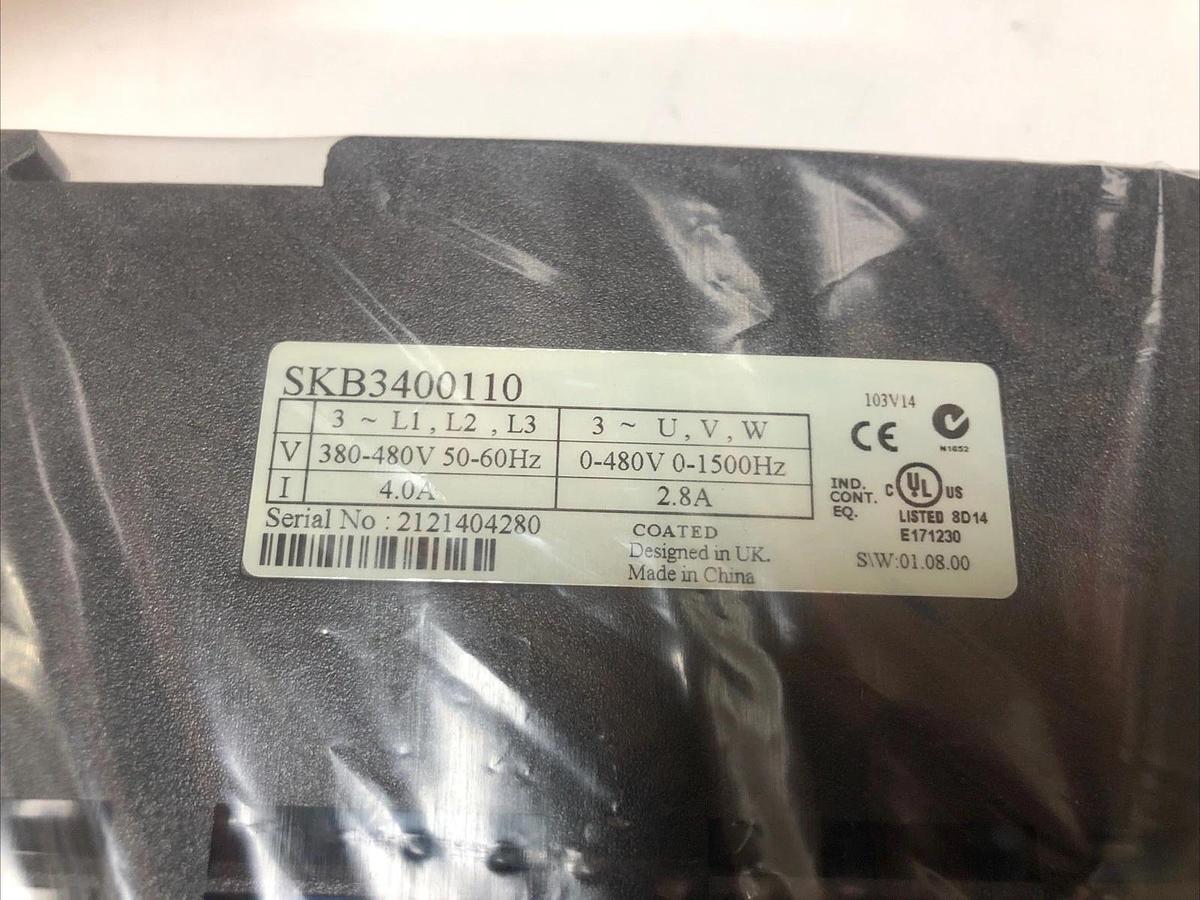 1 New Emerson Nidec Inverter SKB3400110, Control Techniques, Original Box