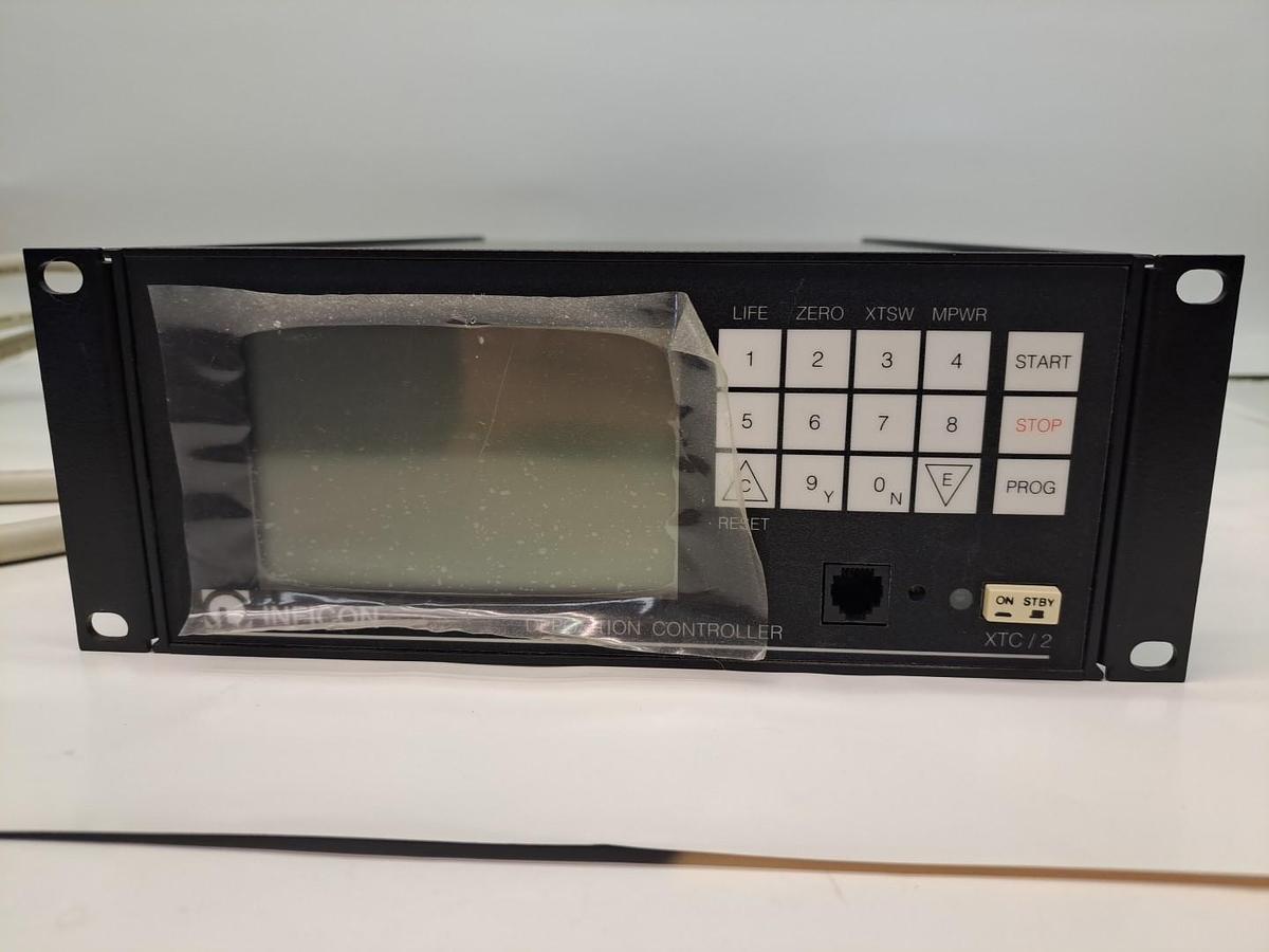 Used LEYBOLD 757-500-G2 INFICON XTC/2 DEPOSITION CONTROLLER, USED
