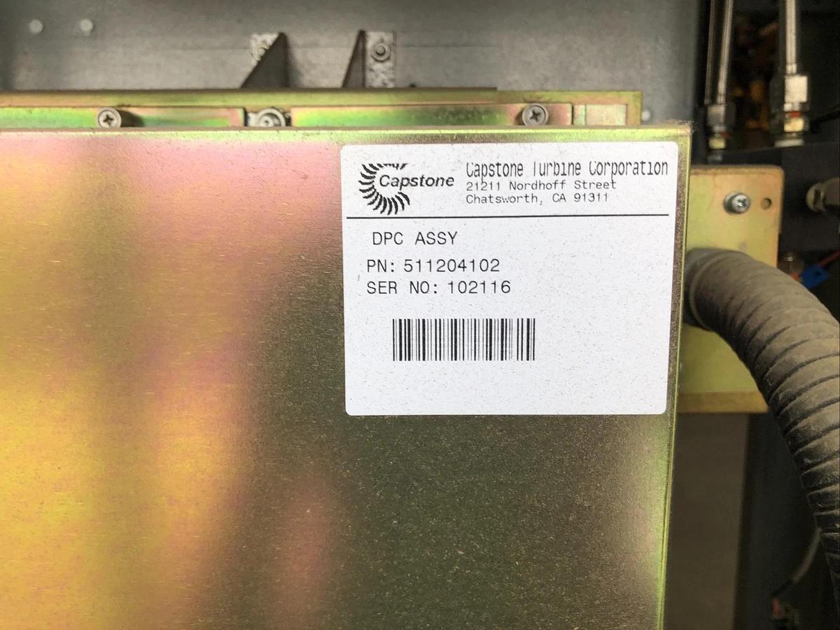 Used Capstone Microturbine  330 Turbine NatGas 3PH 480V 28kW (?)Generator Untested