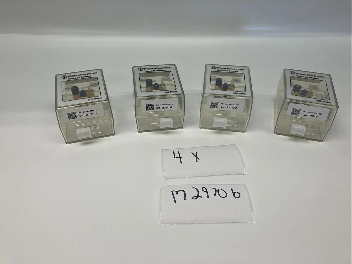 Used 4x Form Factor Cascade Probes ACP Probe ACP40-GSG-150 *