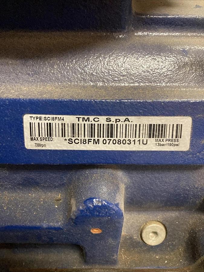 Used TM.C S.p.A Oil-Injected Rotary Screw Compressor Module SC18FM | U.S.A. SELLER