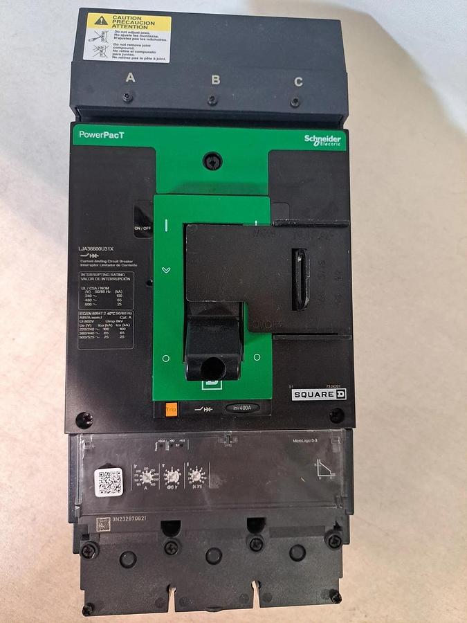 Used Square D  PowerPacT  LJ 400 / LJA36400U31X  Circuit Breaker USED??