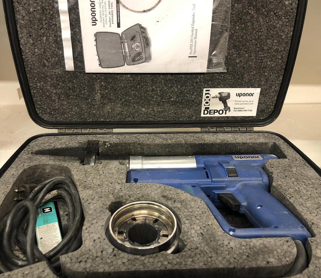 Used 1 Used Uponor ProPEX 201 Corded Expander Tool 2” Pipe Expander Pex Expander *