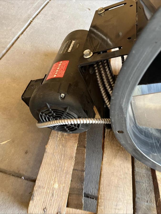 Installed, New? DAYTON 3C411 Tubeaxial Fan Clean Air 24" Blade Steel 3530 RPM