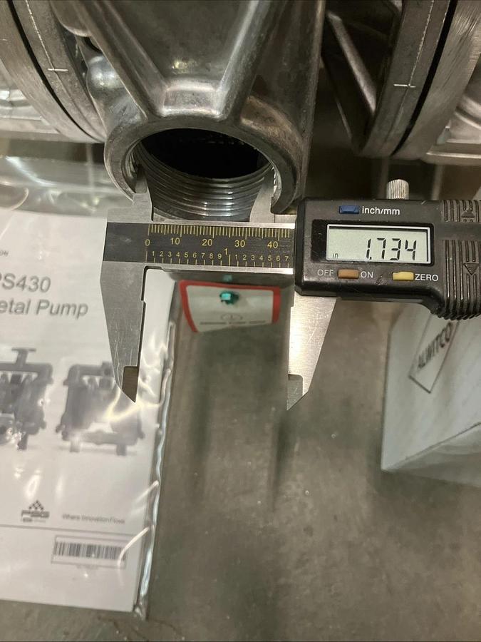 Wilden Diaphragm Pump WIL-SI-04-13528 XPS420/AAAAA/ZWS/WF/WF Diaphragm Pump