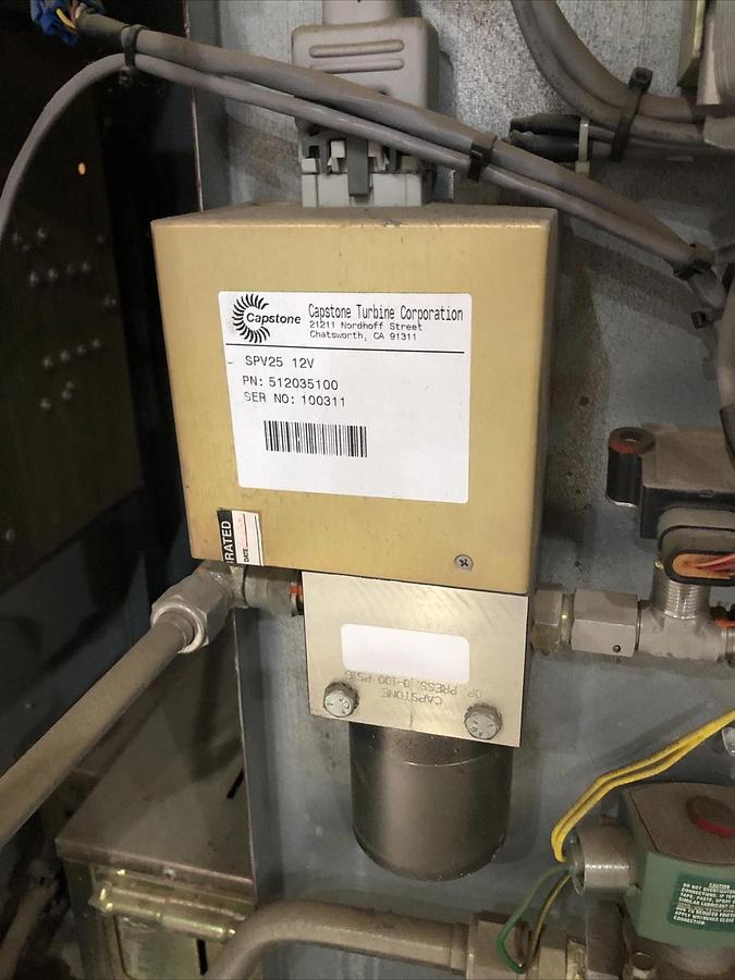 Used Capstone Microturbine  330 Turbine NatGas 3PH 480V 28kW (?)Generator Untested