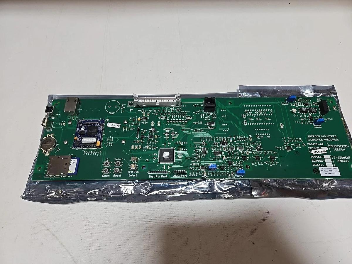 Enercon FD6452-02 Touch-Screen SS-Touch/TFT Assembly Control Board 10-1557-00007