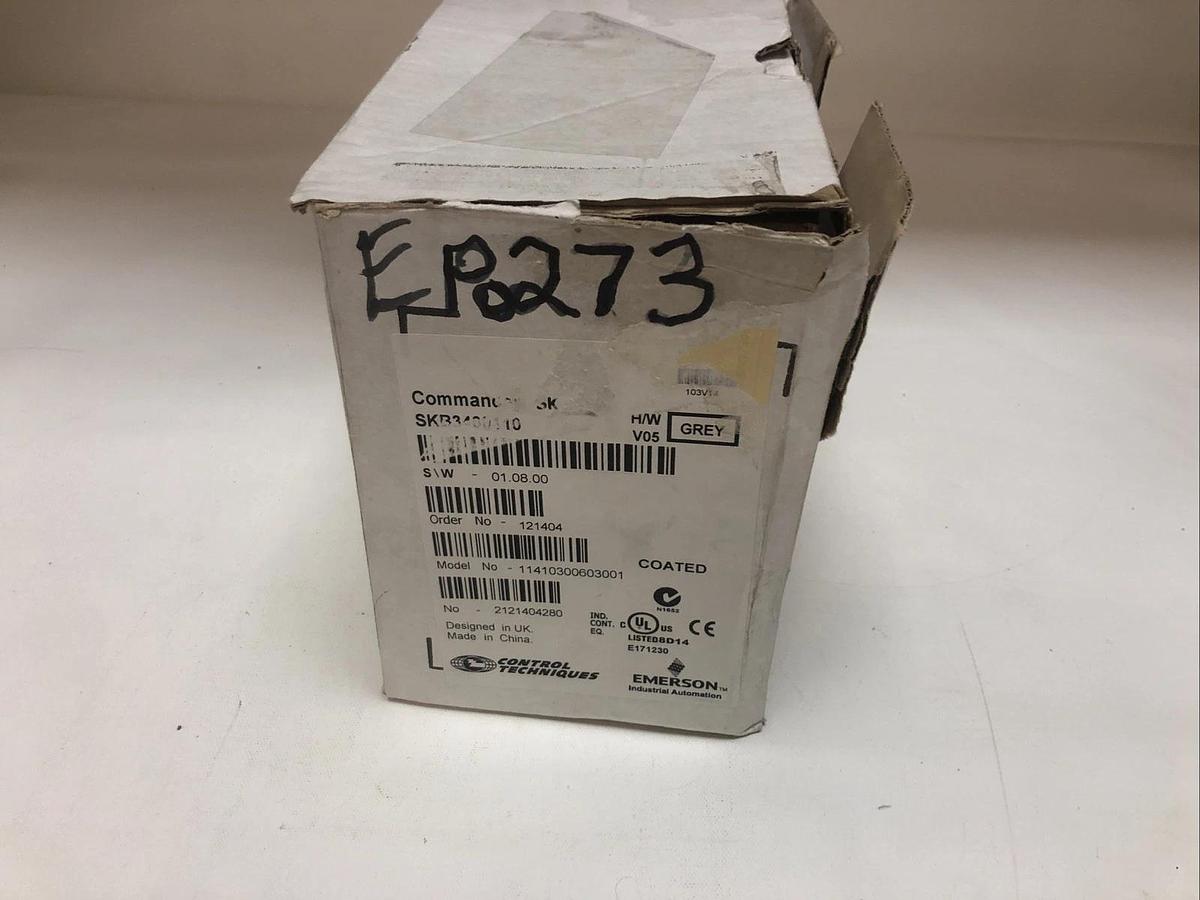 1 New Emerson Nidec Inverter SKB3400110, Control Techniques, Original Box