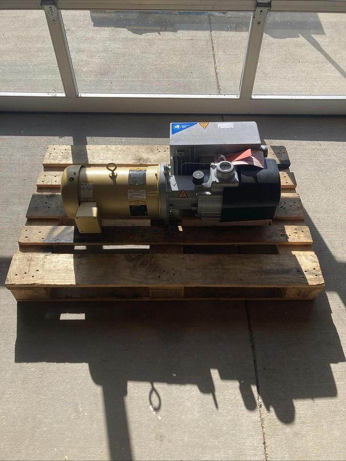 Used NEW Gardner Denver V-VCS 150 (4) Vacuum Pump w/ Baldor Motor | U.S.A. SELLER