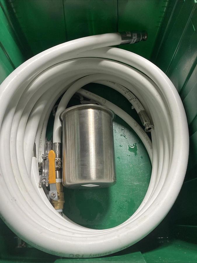 Used FULL SETUP Fristam Pump FPR742-150 and Controller with Stainless Table | U.S.A.