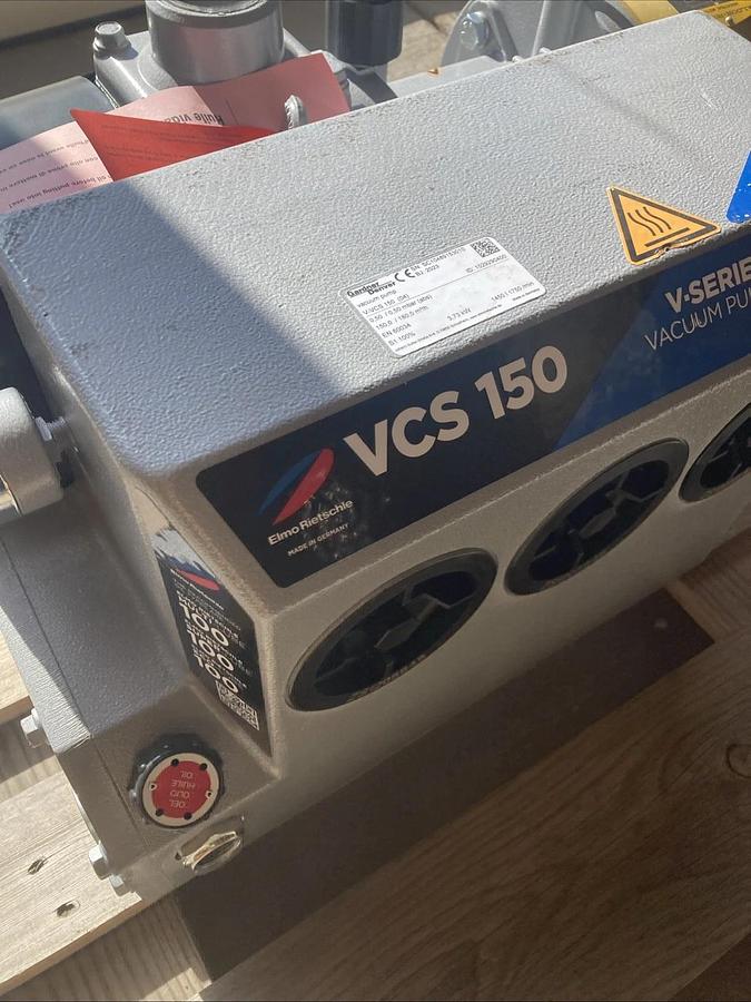 Used NEW Gardner Denver V-VCS 150 (04) Vacuum Pump w/ Baldor Motor | U.S.A. SELLER