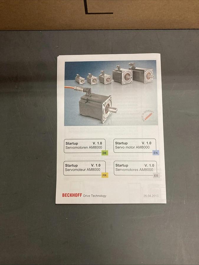 NEW In Box BECKHOFF AM8121-1F20-0000 Compact Low-Voltage Brushless Servo Motor