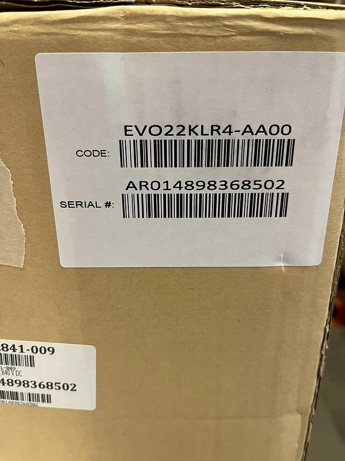 (NIB) EDN 22kW EV/HEV On-Board Charger OBC Liquid Cooled 840VDC EVO22KLR4-AA00