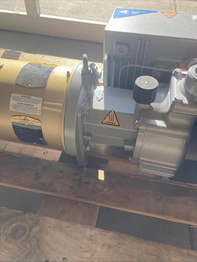 Used NEW Gardner Denver V-VCS 150 (4) Vacuum Pump w/ Baldor Motor | U.S.A. SELLER