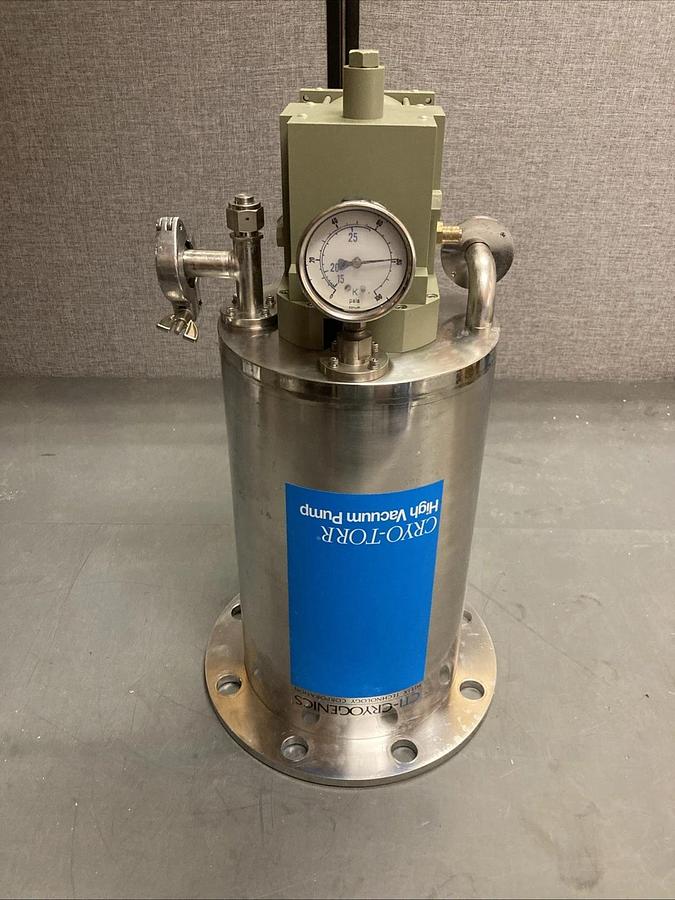 Used CTI-CRYOGENICS High Vacuum CRYO-TORR 8 CRYOPUMP 8033168R USED | U.S.A. SELLER