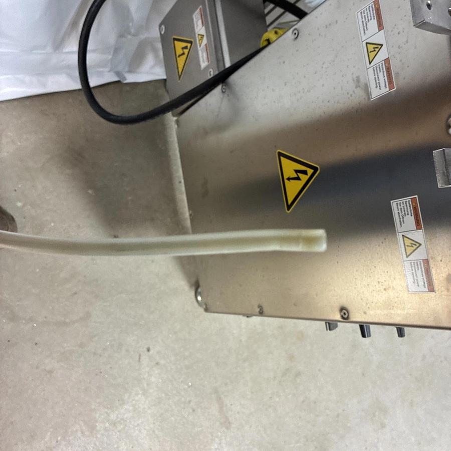Used Pharmaceutical  Syringe Inspection Station.  Optima Group Pharma. SIE 2012