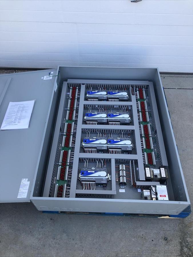 JOHNSON CONTROLS SMOKE AUXILIARY PANEL 36”x48” 6x MS-IOM4711-0U 1x FAC2611-0U -