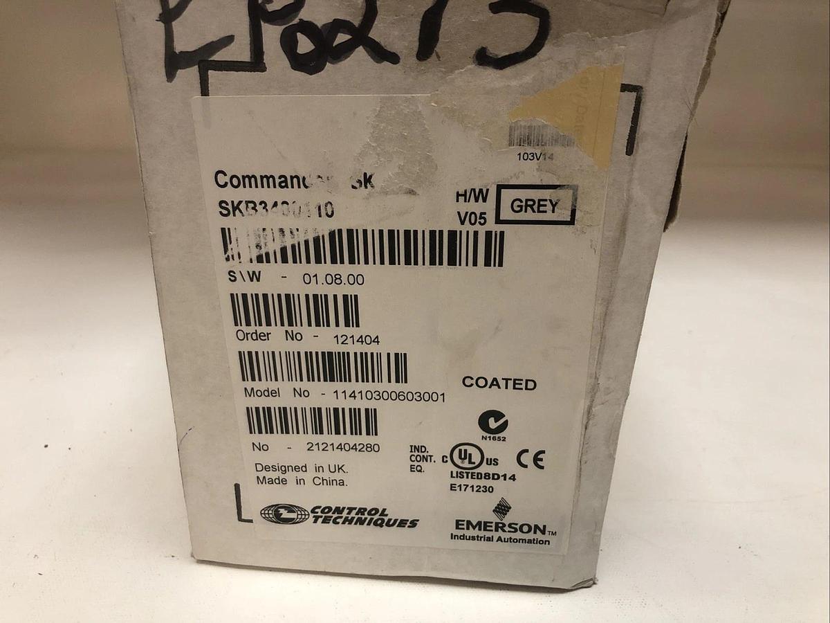1 New Emerson Nidec Inverter SKB3400110, Control Techniques, Original Box