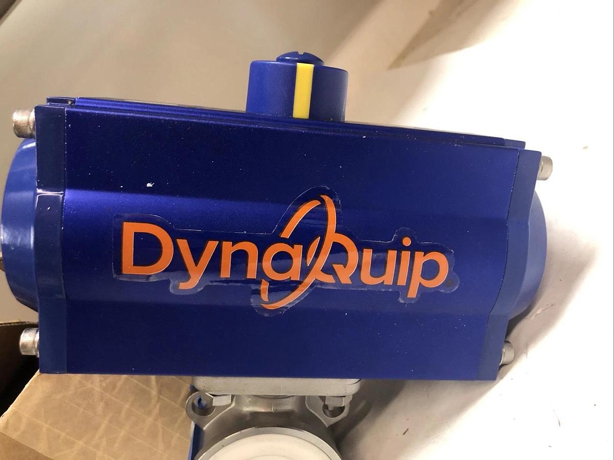 New DYNAQUIP CONTROLS P3S27AJSR07510 Pneumatically Actuated  Two-Way Ball Valve