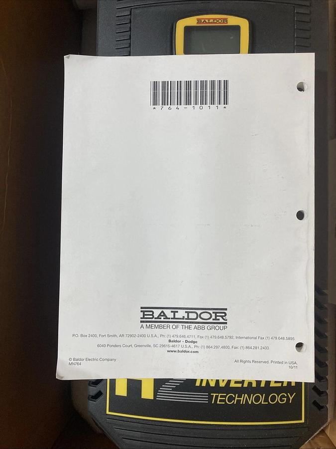 New In Box Baldor VS1SP225-1B H2 Inverter Drive Technology | U.S.A. SELLER