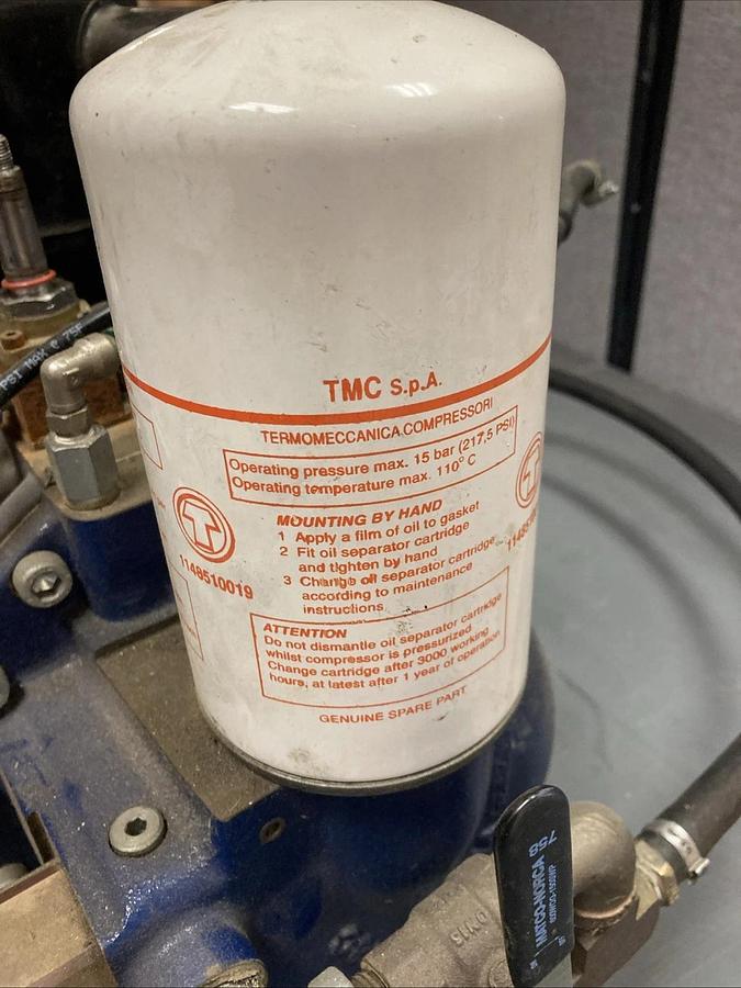 Used TM.C S.p.A Oil-Injected Rotary Screw Compressor Module SC18FM | U.S.A. SELLER
