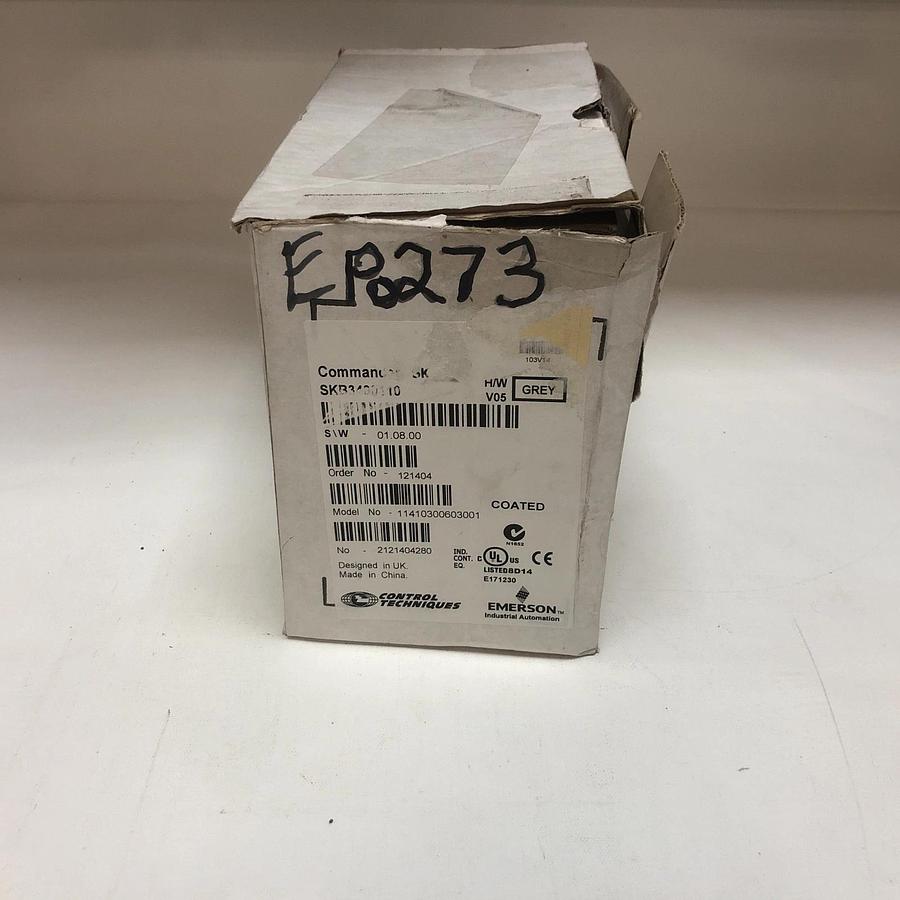 1 New Emerson Nidec Inverter SKB3400110, Control Techniques, Original Box
