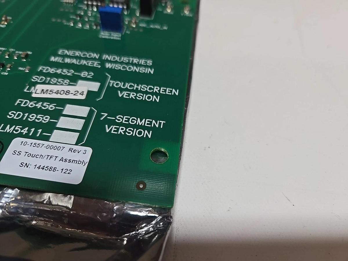 Enercon FD6452-02 Touch-Screen SS-Touch/TFT Assembly Control Board 10-1557-00007