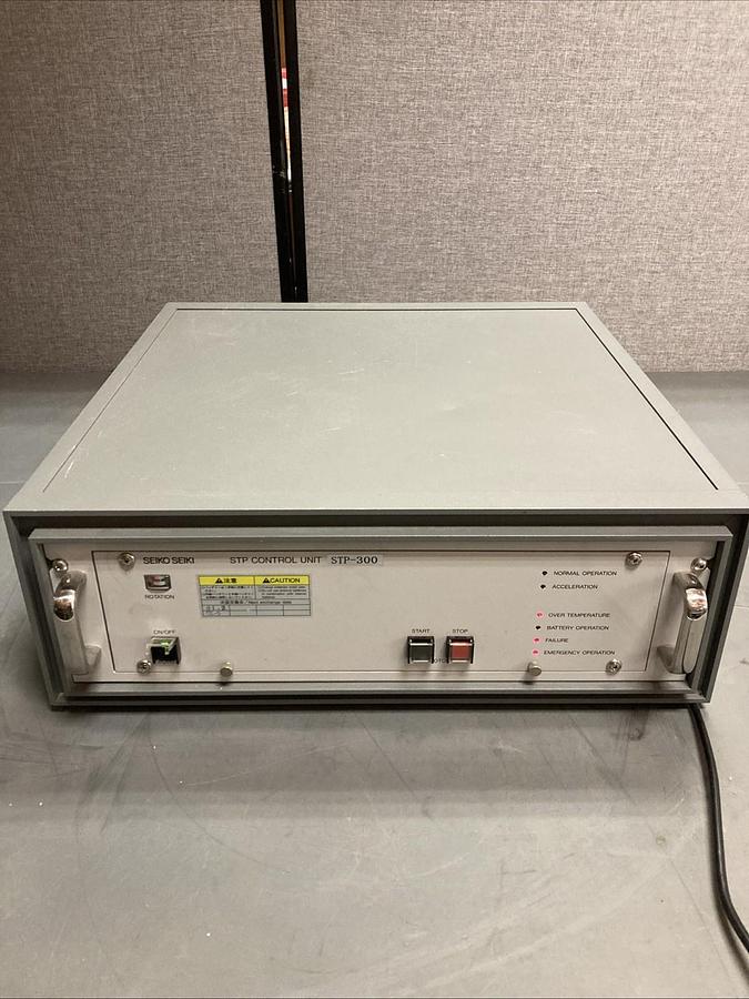 Used Seiko Seiki Turbomolecular Pump Control Unit SCU-300 POWERS ON UNTESTED | U.S.A.